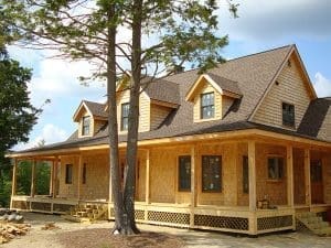 complete package from Katahdin Cedar Log Homes